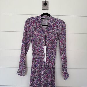 Caliban Women’s 40 Silk Camacho Floral Cottagecore Dress New